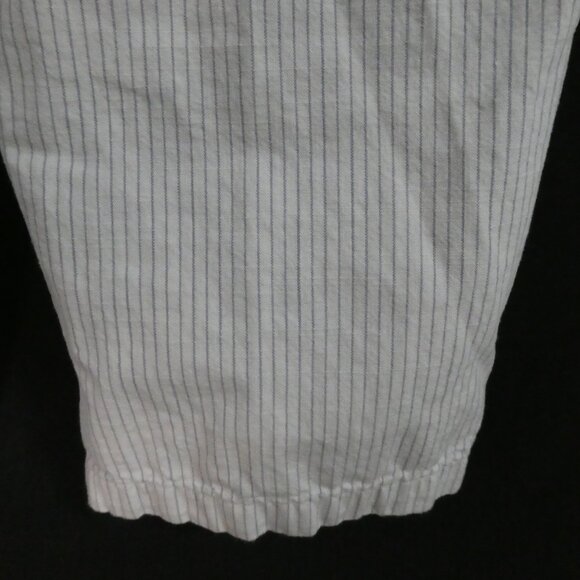 UNIQLO | medium | Striped Cotton Pajama - Loungewear Pants W/ Front Pockets - Picture 16 of 16
